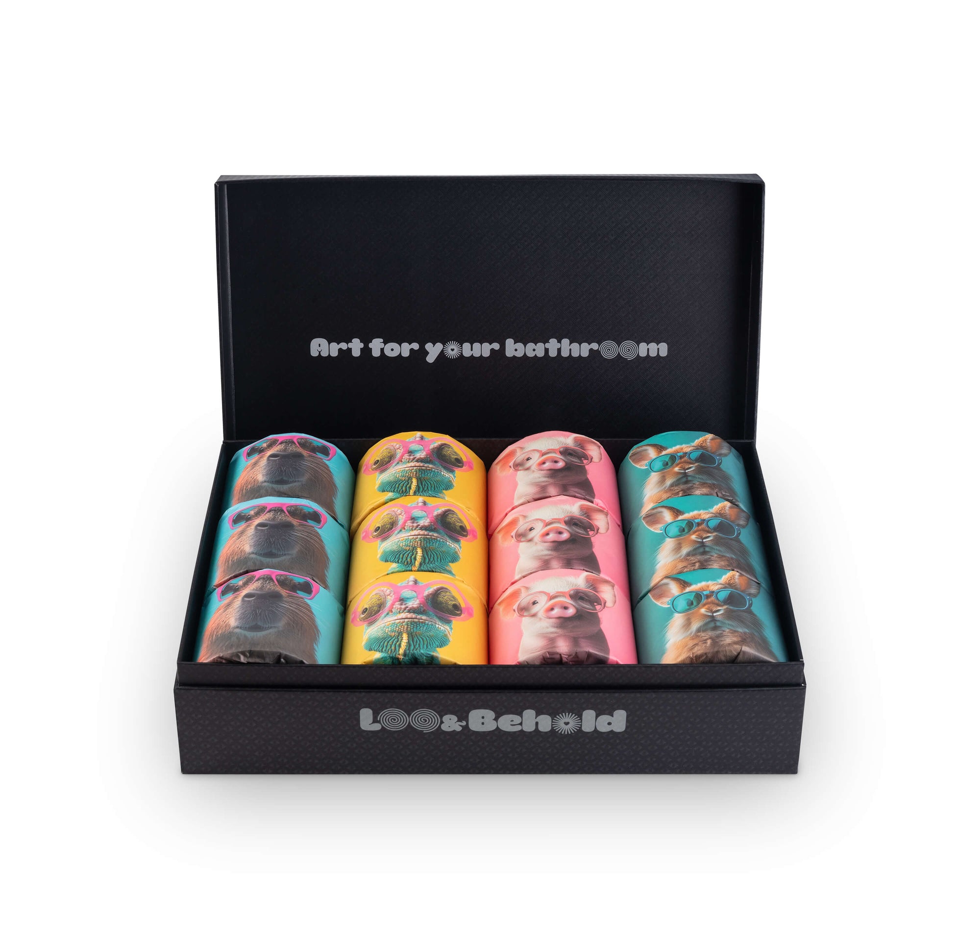 Animal Collection #1 Bamboo Toilet Rolls x 24