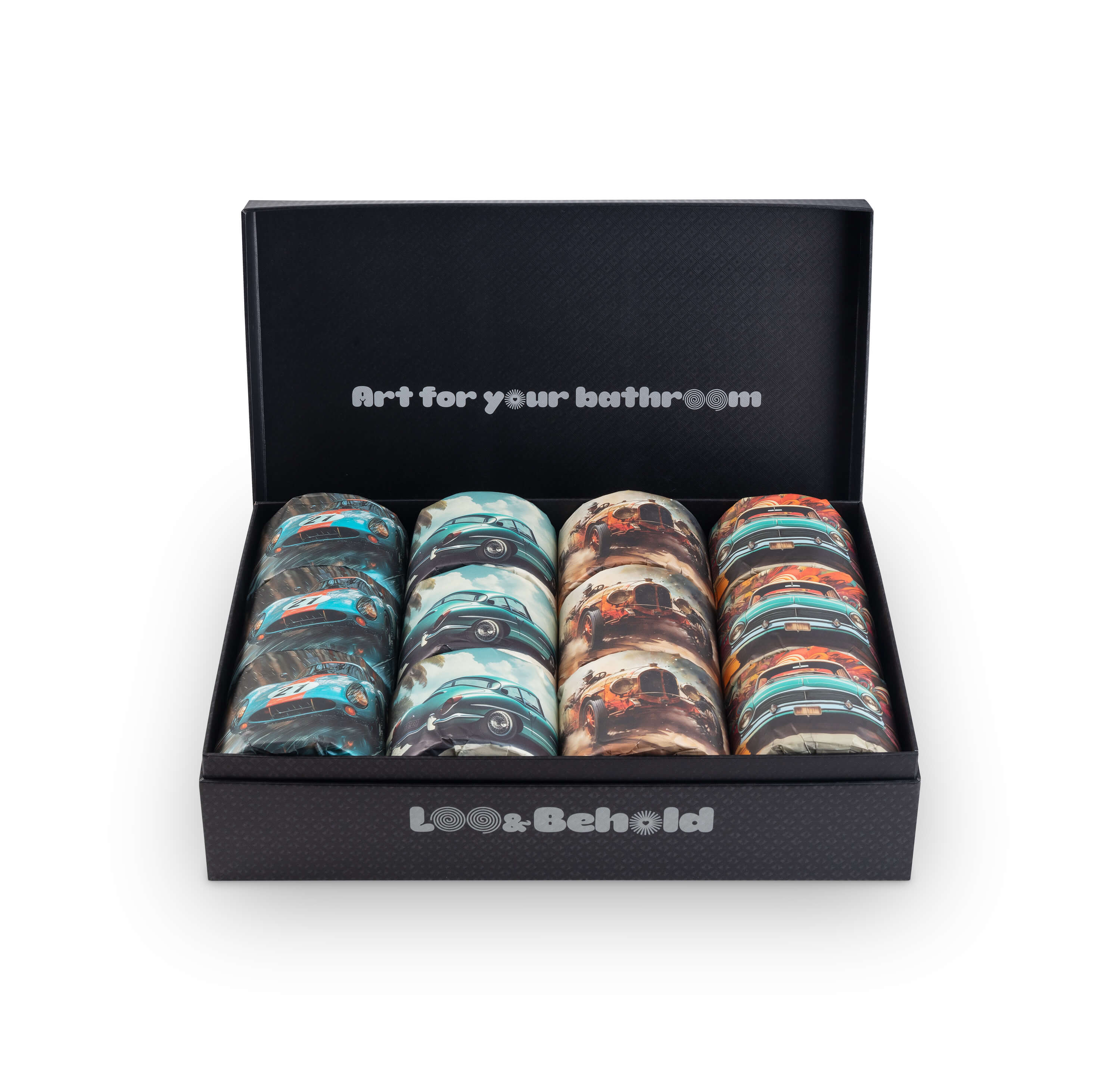 Car Collection #2 Bamboo Toilet Rolls x 24