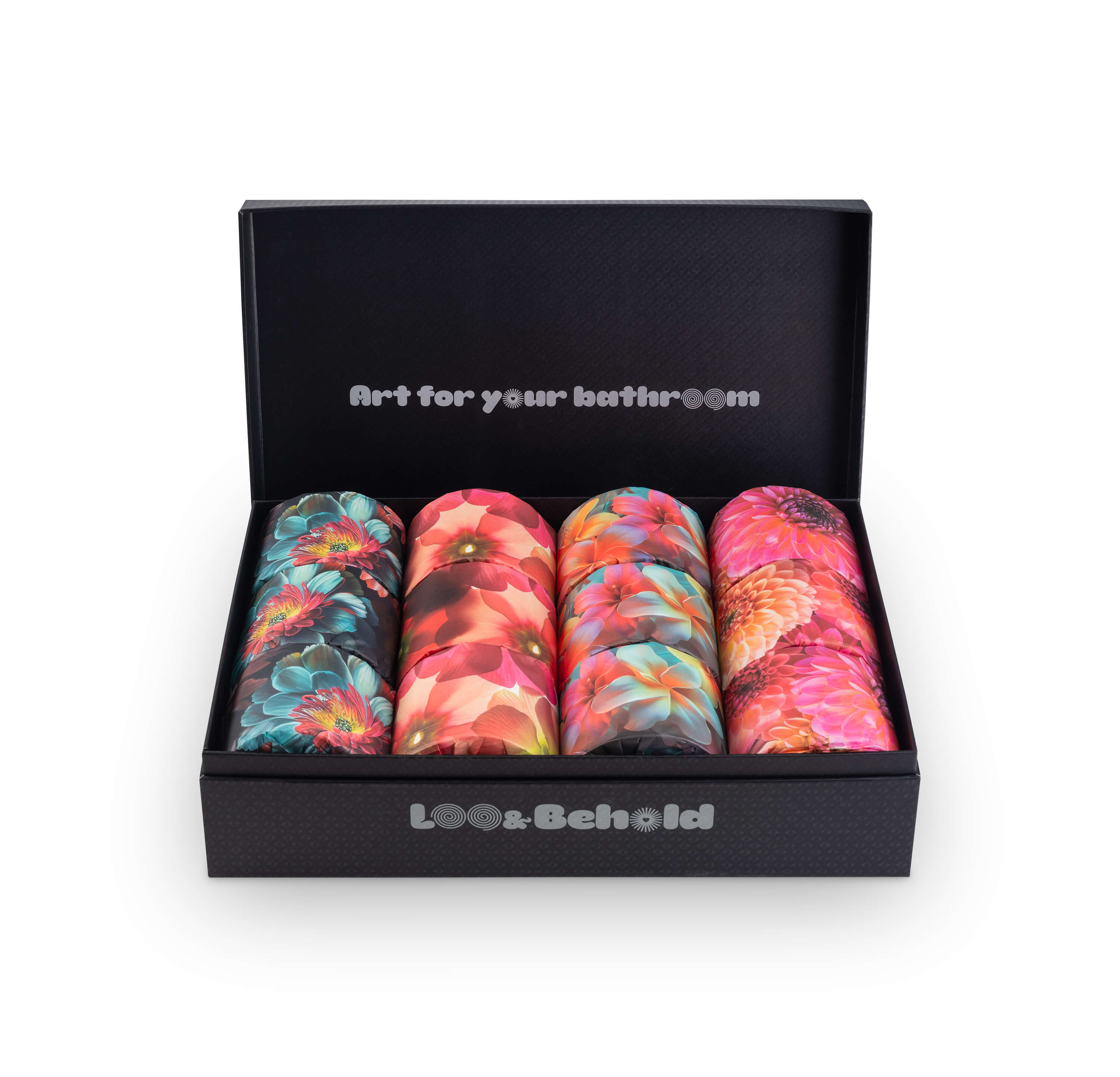 Floral Collection #4 Bamboo Toilet Rolls x 24