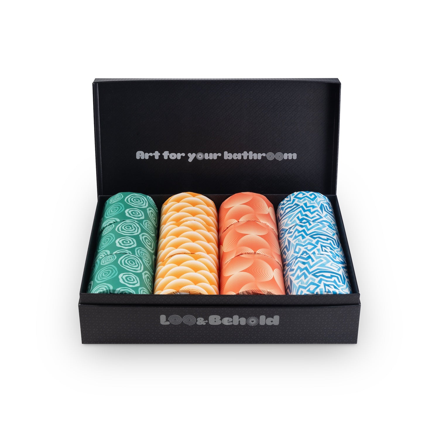 Pattern Collection #5 Bamboo Toilet Rolls x 24